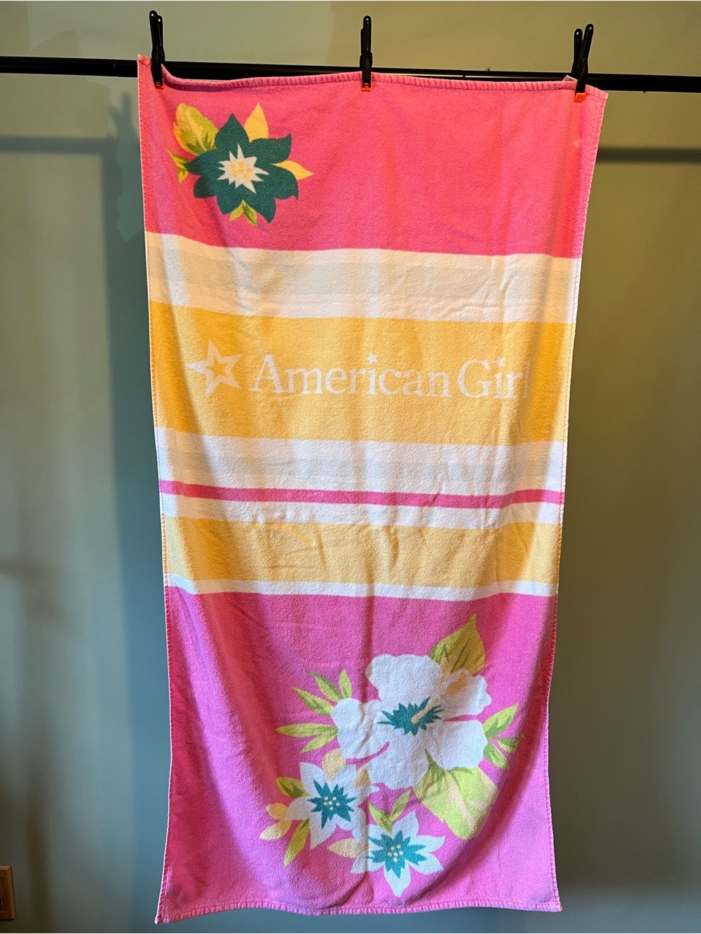 American Girl Y2K Beach Towel